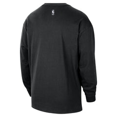 Brooklyn Nets 2025/26 City Edition Remix Essential Logo Long Sleeve T-Shirt - Black | Nike online
