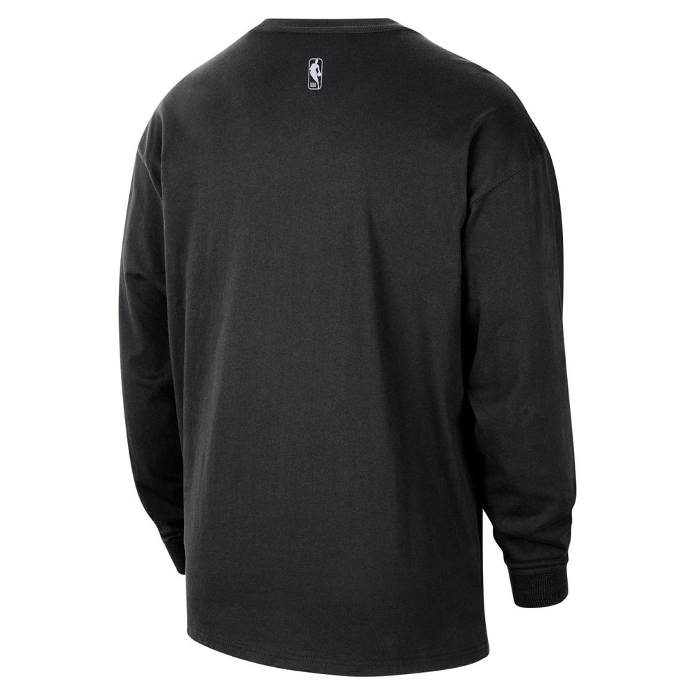 Toronto Raptors 2025/26 City Edition Remix Essential Logo Long Sleeve T-Shirt - Black | Nike for sale
