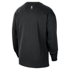 Toronto Raptors 2025/26 City Edition Remix Essential Logo Long Sleeve T-Shirt - Black | Nike for sale