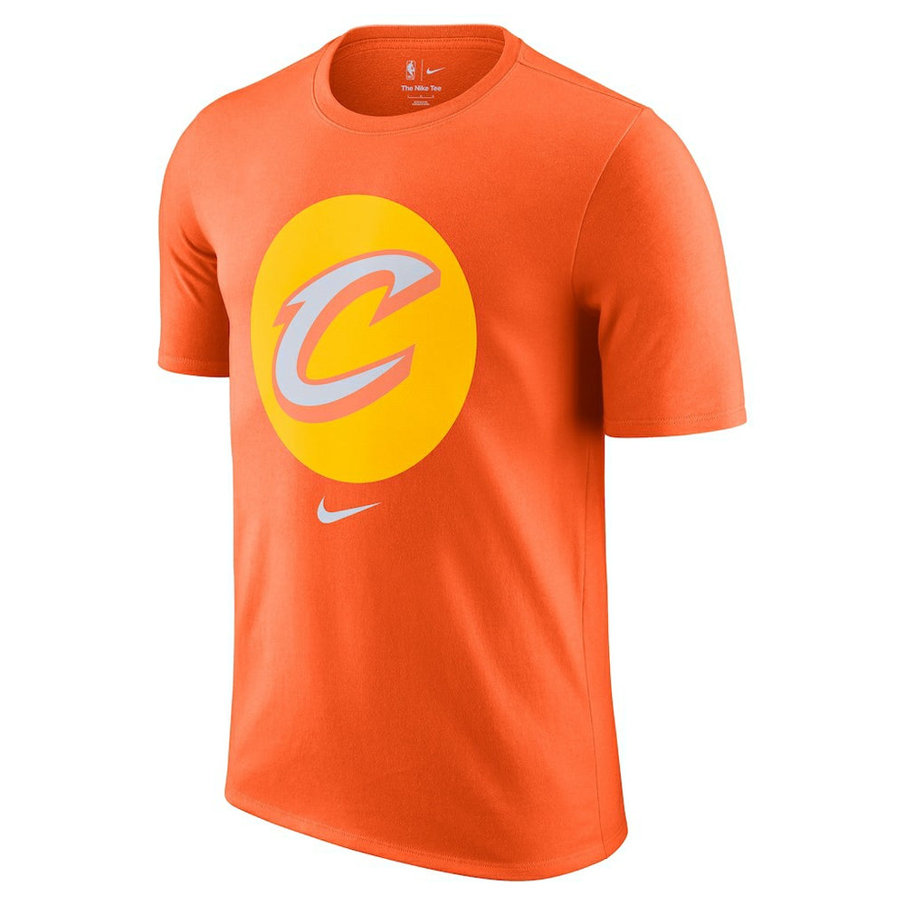 Cleveland Cavaliers 2025/26 City Edition Remix Essential Logo T-Shirt sale - Orange | Nike discount