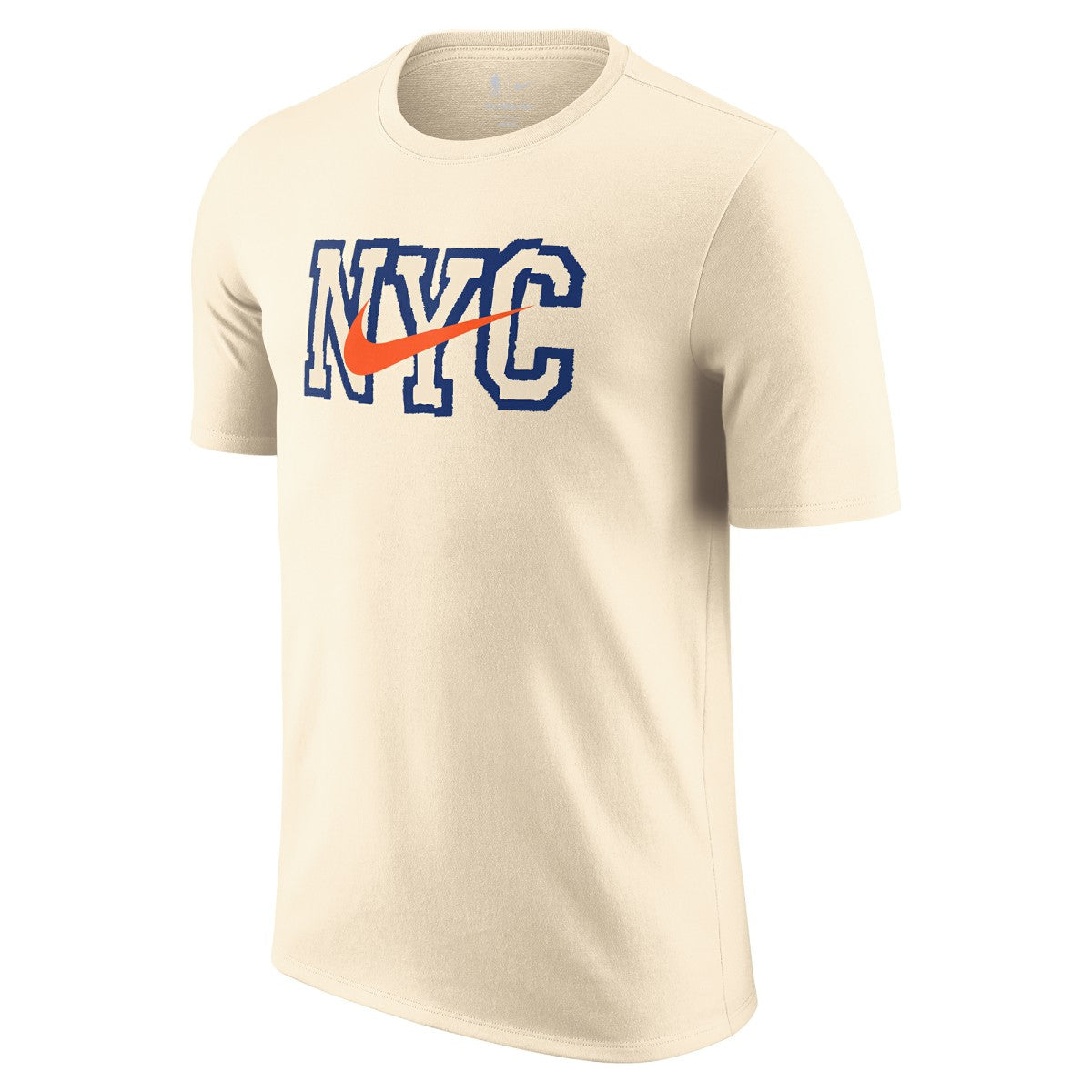 New York Knicks 2025/26 City Edition Remix Essential Logo T-Shirt - Natural | Nike outlet