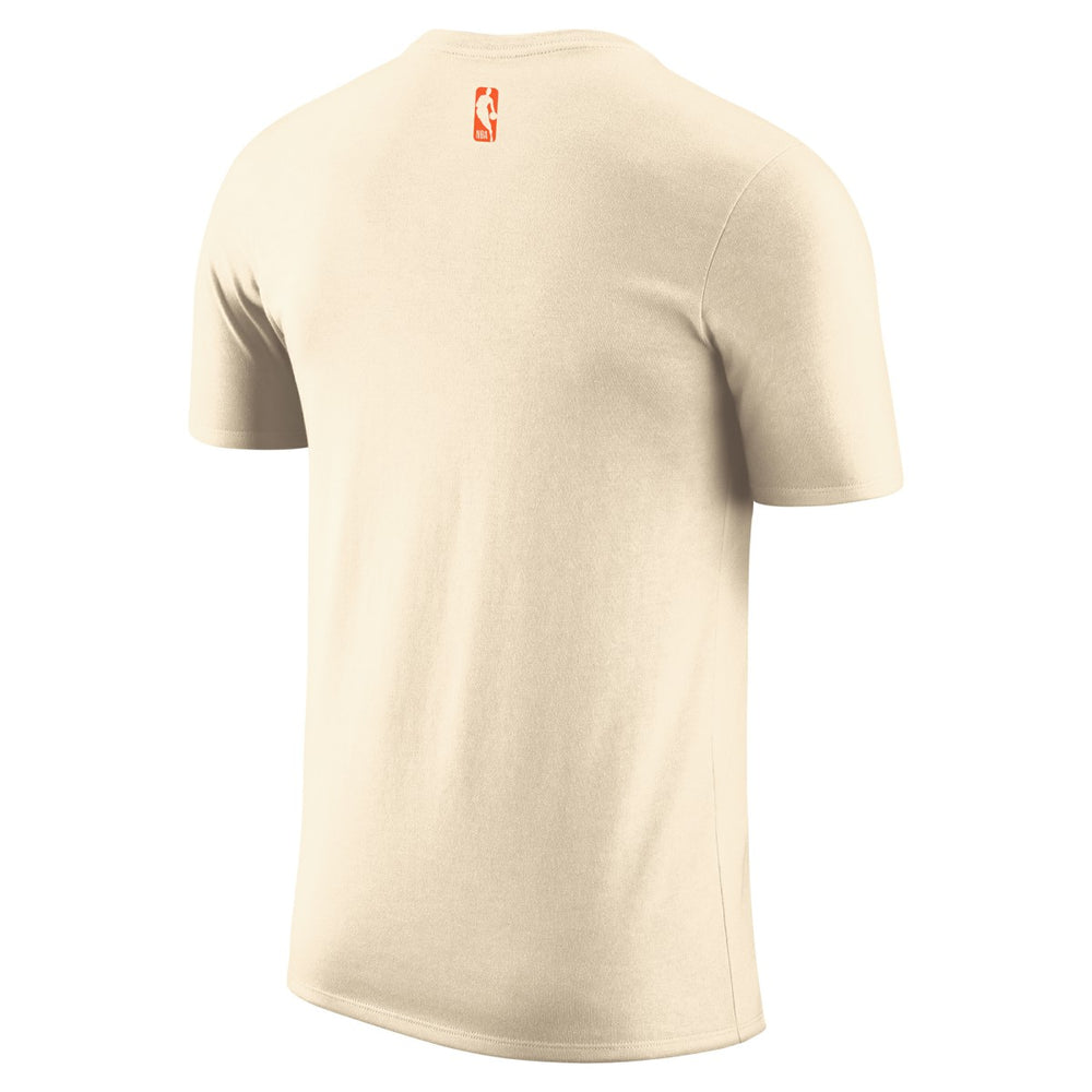 New York Knicks 2025/26 City Edition Remix Essential Logo T-Shirt - Natural | Nike outlet