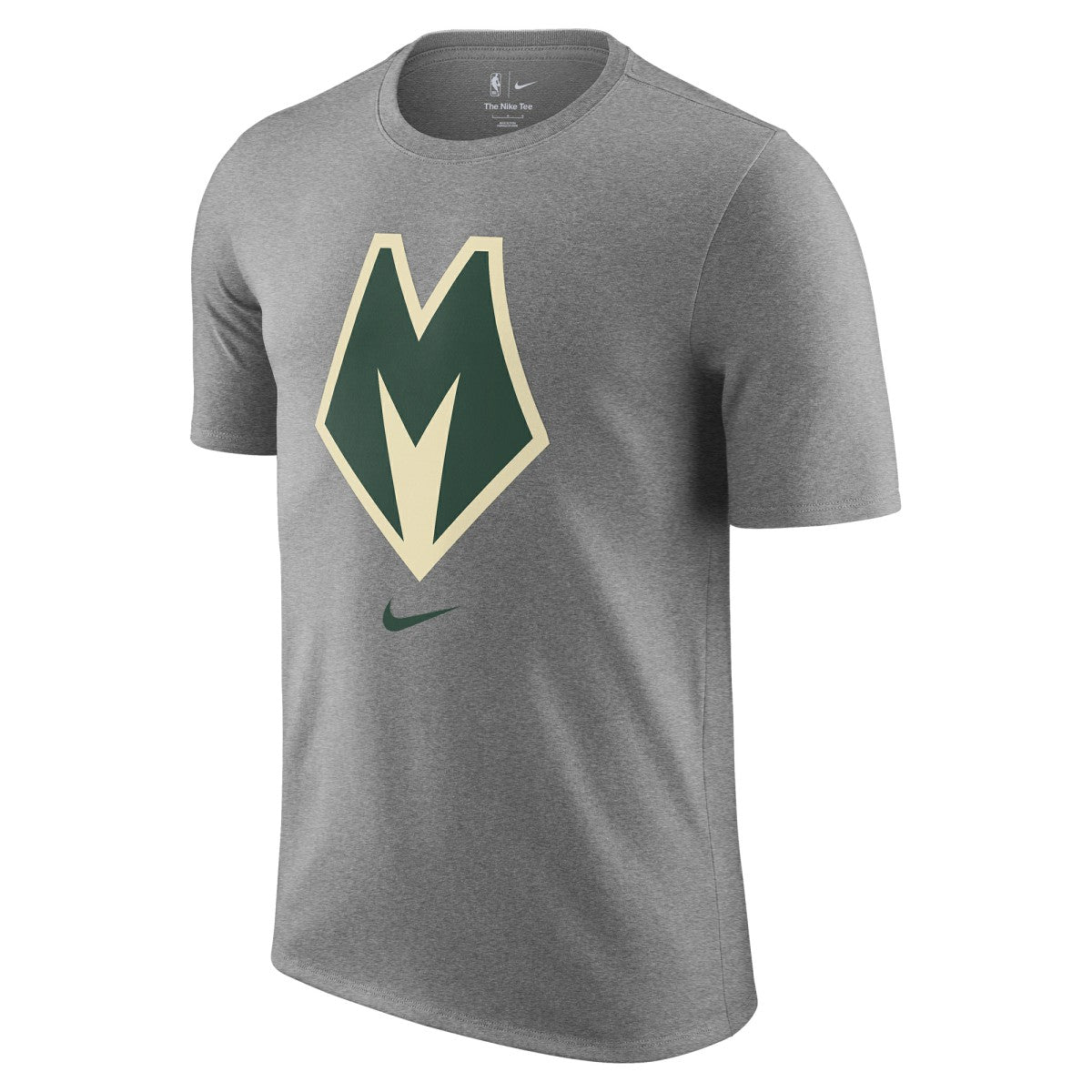 Milwaukee Bucks 2025/26 City Edition Remix Essential Logo T-Shirt - Heather Gray | Nike sale