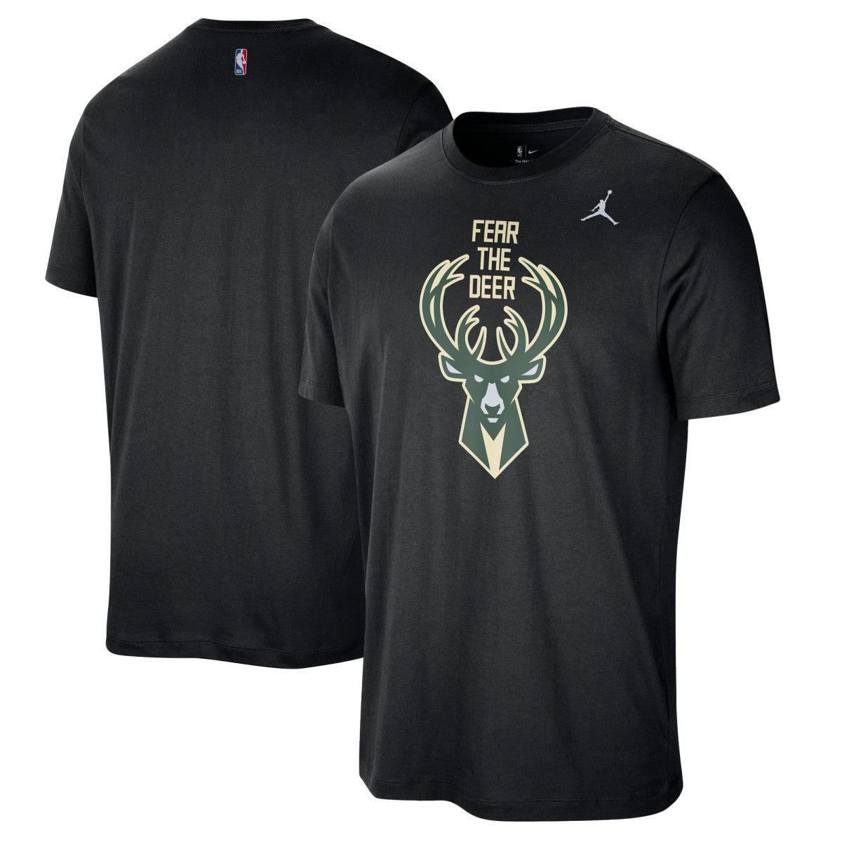 Milwaukee Bucks Jordan Brand Statement Edition Essential T-Shirt - Black cheap