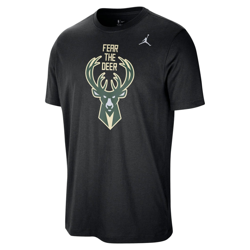 Milwaukee Bucks Jordan Brand Statement Edition Essential T-Shirt - Black cheap
