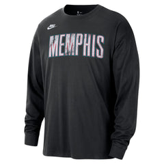 Memphis Grizzlies Unisex Classic Edition Hardwood Classics Essential Logo Long Sleeve T-Shirt - Black | Nike online
