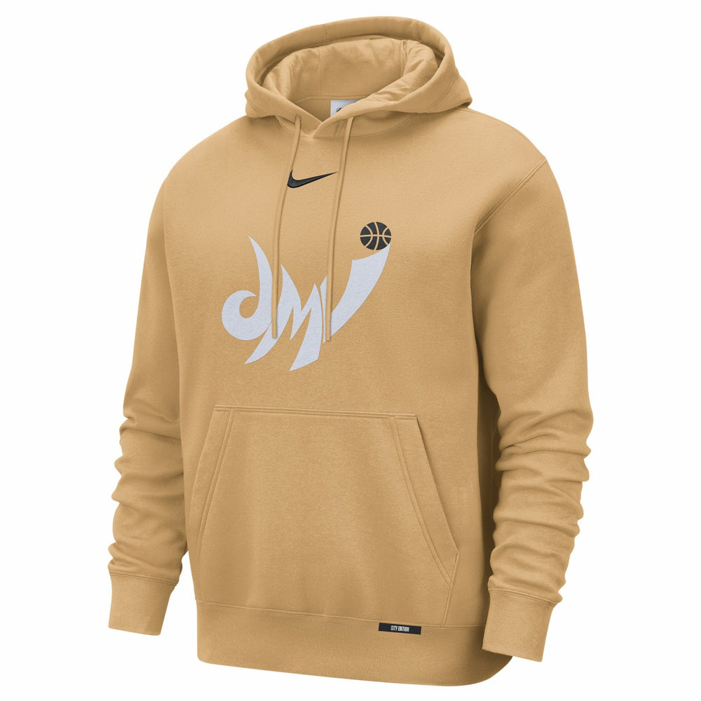 Washington Wizards 2025/26 City Edition Essential Logo Remix Hoodie - Gold | Nike online