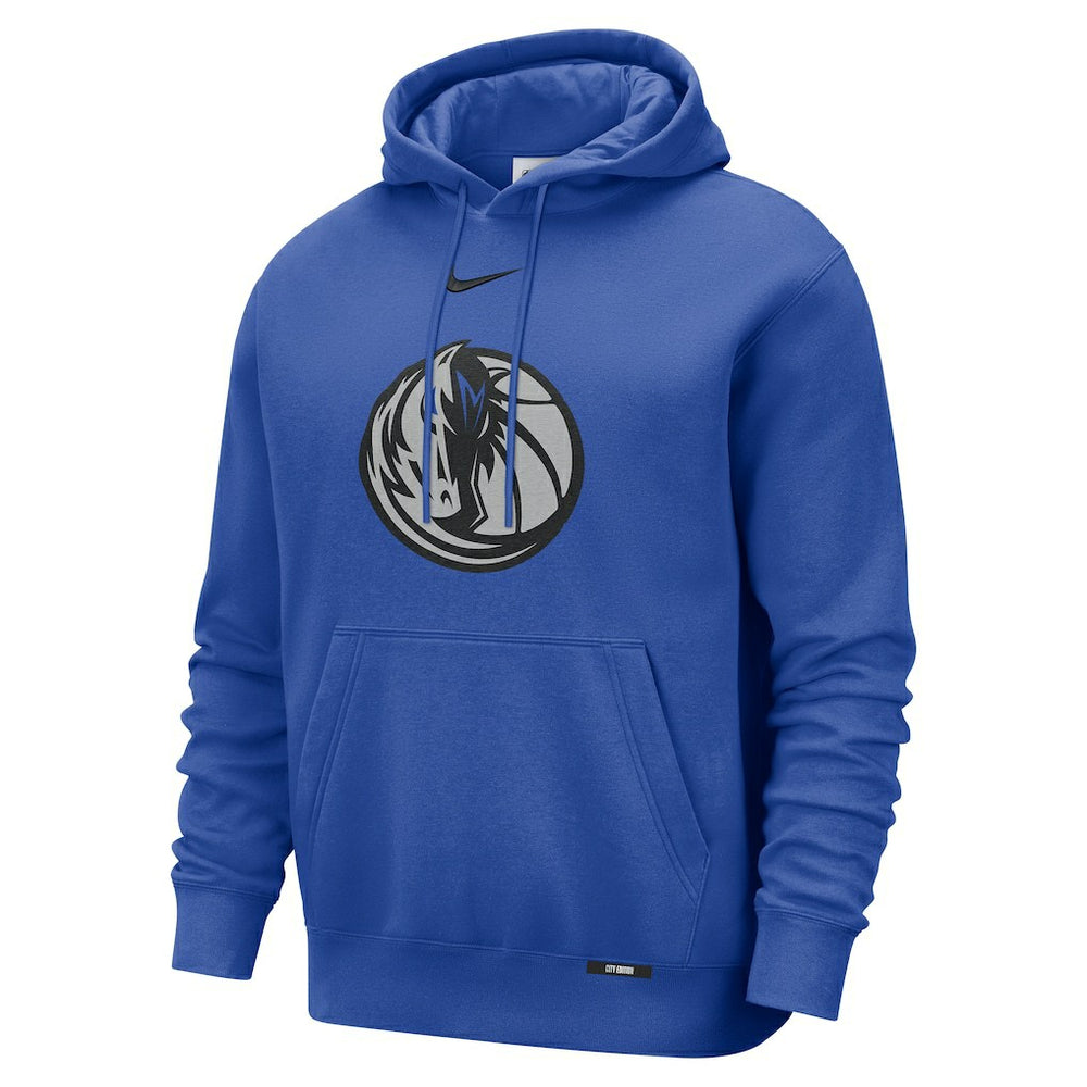 Dallas Mavericks 2025/26 City Edition Essential Logo Remix Hoodie sale - Blue | Nike outlet