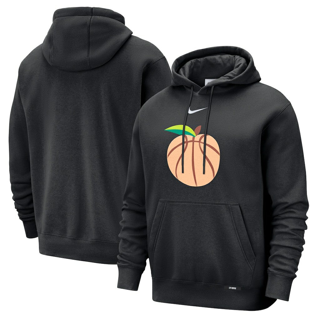 Atlanta Hawks 2025/26 City Edition Essential Logo Remix Hoodie - Black | Nike online