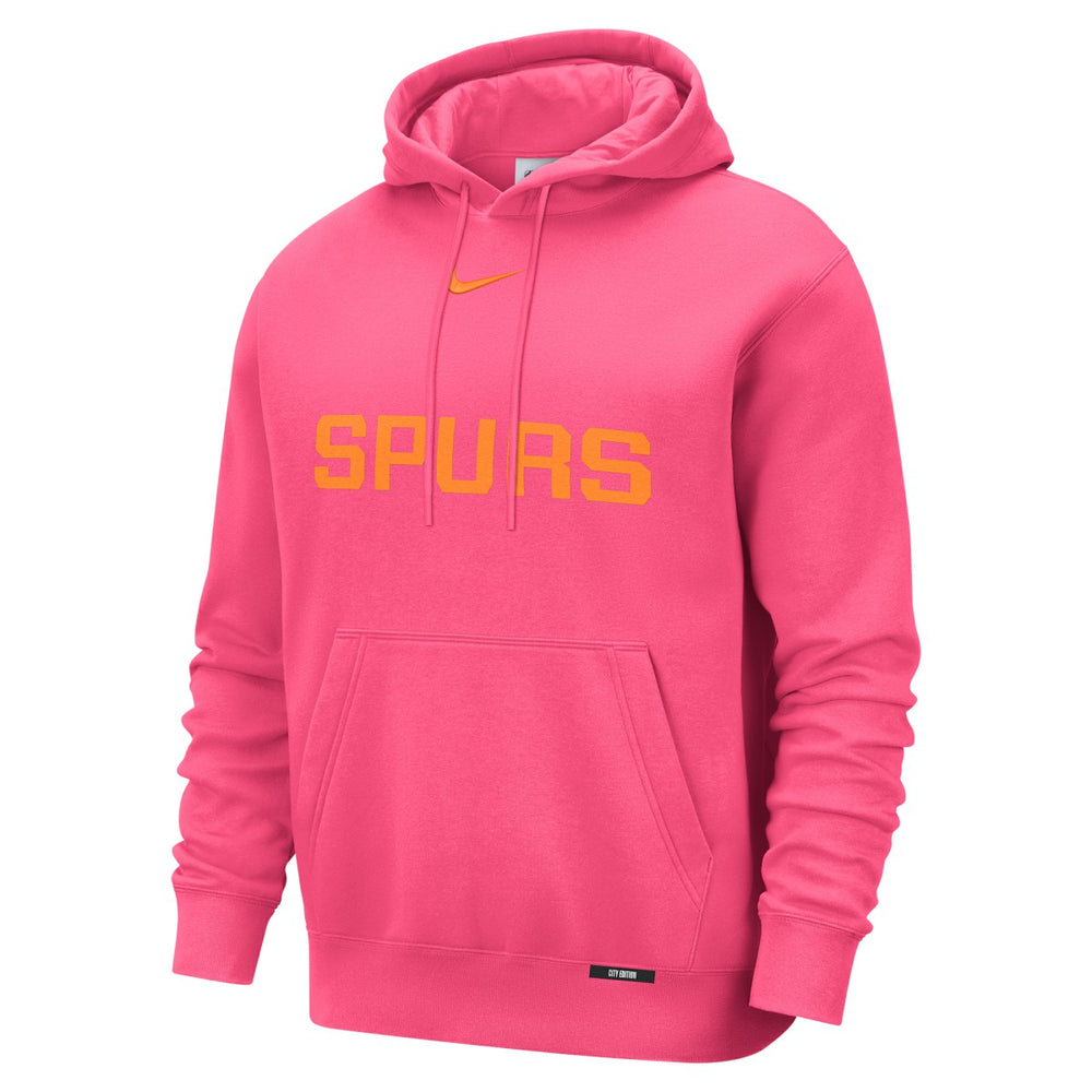 San Antonio Spurs 2025/26 City Edition Essential Logo Remix Hoodie - Pink | Nike online