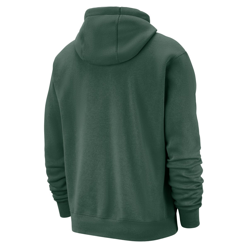 Milwaukee Bucks 2025/26 City Edition Essential Logo Remix Hoodie - Hunter Green | Nike outlet