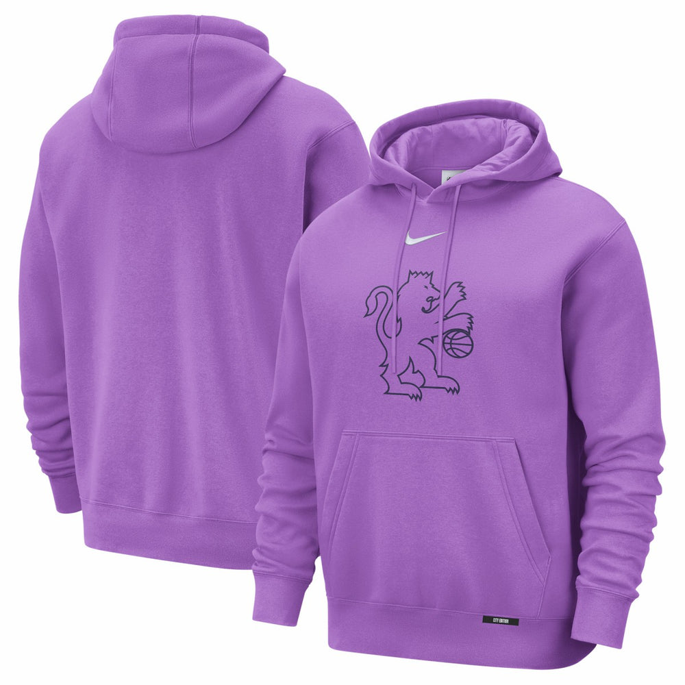 Sacramento Kings 2025/26 City Edition Essential Logo Remix Hoodie - Purple | Nike outlet