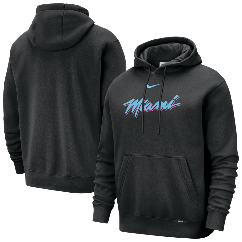 Miami Heat 2025/26 City Edition Essential Remix Club Hoodie - Black | Nike discount