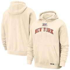 New York Knicks 2025/26 City Edition Essential Remix Club Hoodie - Natural | Nike outlet