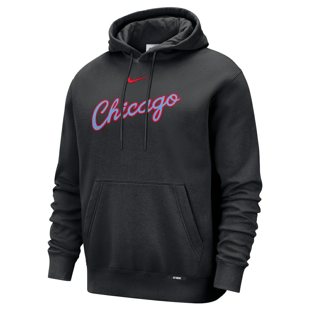 Chicago Bulls 2025/26 City Edition Essential Remix Club Hoodie sale - Black | Nike outlet
