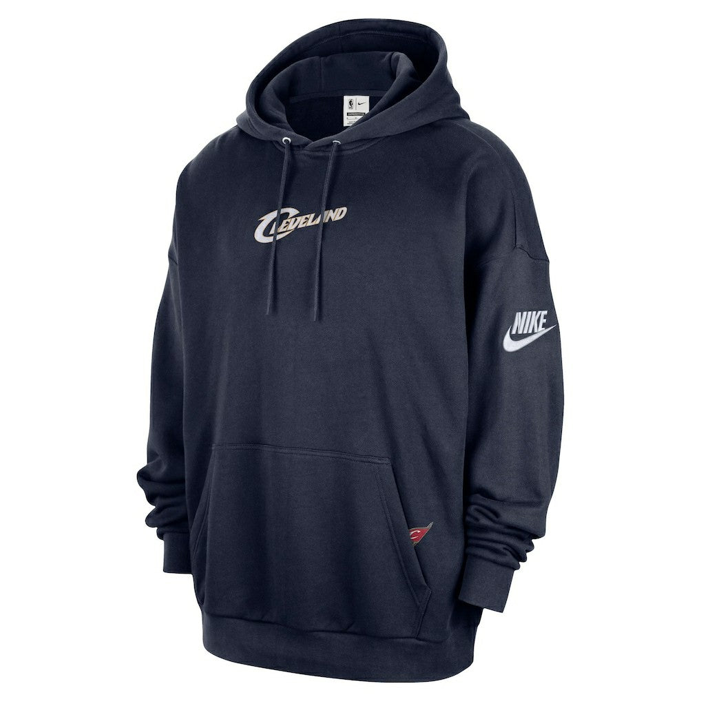 Cleveland Cavaliers Classic Edition Hardwood Classics Premium Club Heavyweight Fleece Hoodie sale - Navy | Nike discount