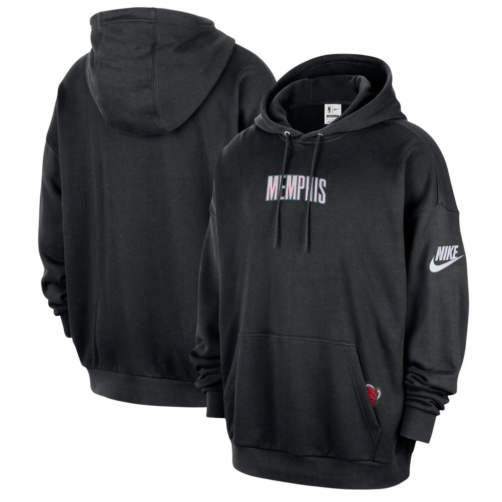 Memphis Grizzlies Classic Edition Hardwood Classics Premium Club Heavyweight Fleece Hoodie - Black | Nike cheap