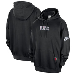 Memphis Grizzlies Classic Edition Hardwood Classics Premium Club Heavyweight Fleece Hoodie - Black | Nike cheap