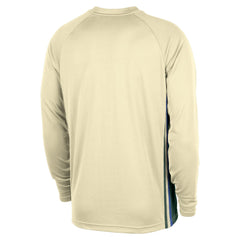 Milwaukee Bucks 2025/26 City Edition Authentic Pregame Dri-FIT Long Sleeve Shooting T-Shirt - Cream | Nike discount