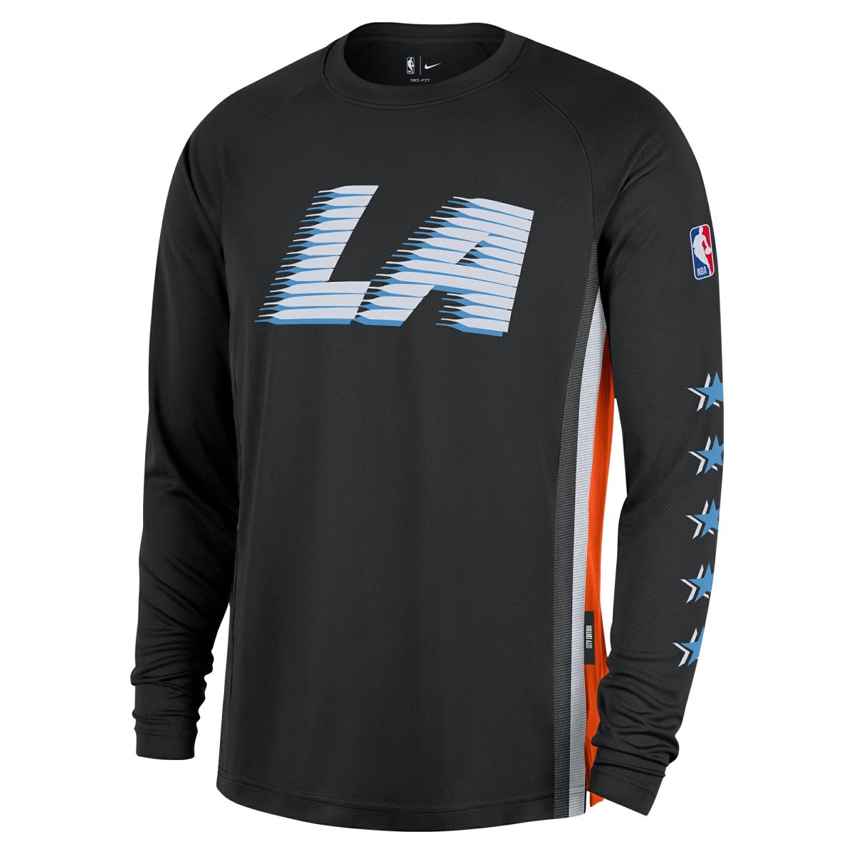 LA Clippers 2025/26 City Edition Authentic Pregame Dri-FIT Long Sleeve Shooting T-Shirt - Black | Nike shop