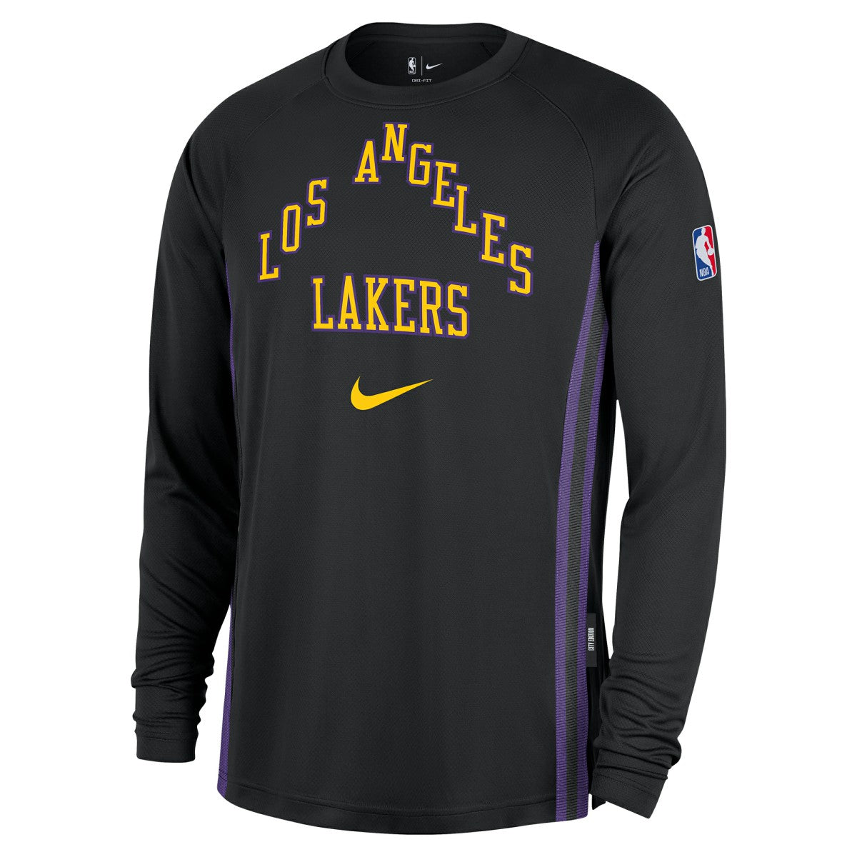 Los Angeles Lakers 2025/26 City Edition Authentic Pregame Dri-FIT Long Sleeve Shooting T-Shirt - Black | Nike outlet