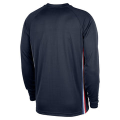 Philadelphia 76ers 2025/26 City Edition Authentic Pregame Dri-FIT Long Sleeve Shooting T-Shirt - Navy | Nike discount