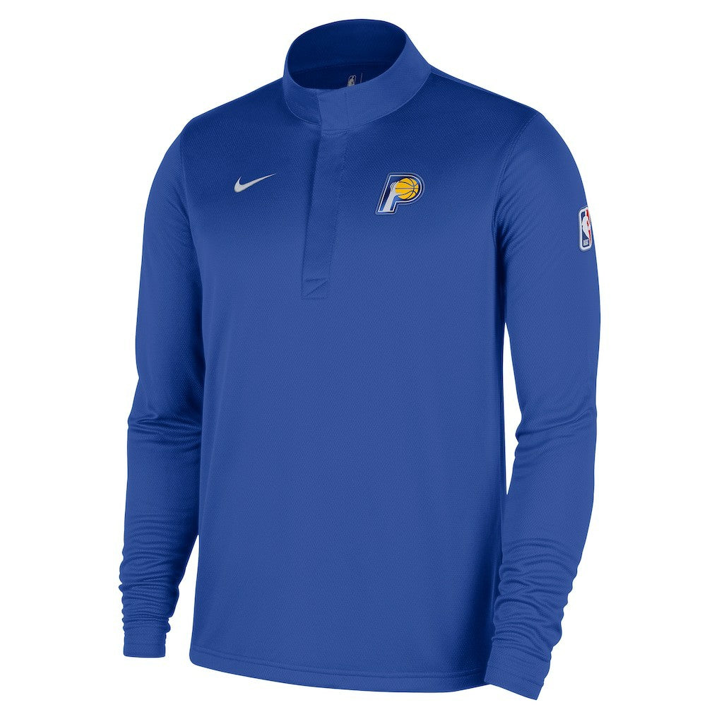 Indiana Pacers 2025/26 City Edition Remix Authentic Coaches Dri-FIT Half-Zip Top - Blue | Nike for sale