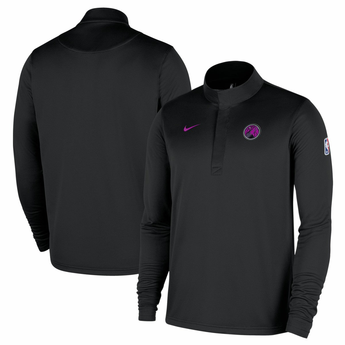 Minnesota Timberwolves 2025/26 City Edition Remix Authentic Coaches Dri-FIT Half-Zip Pullover - Black | Nike shop