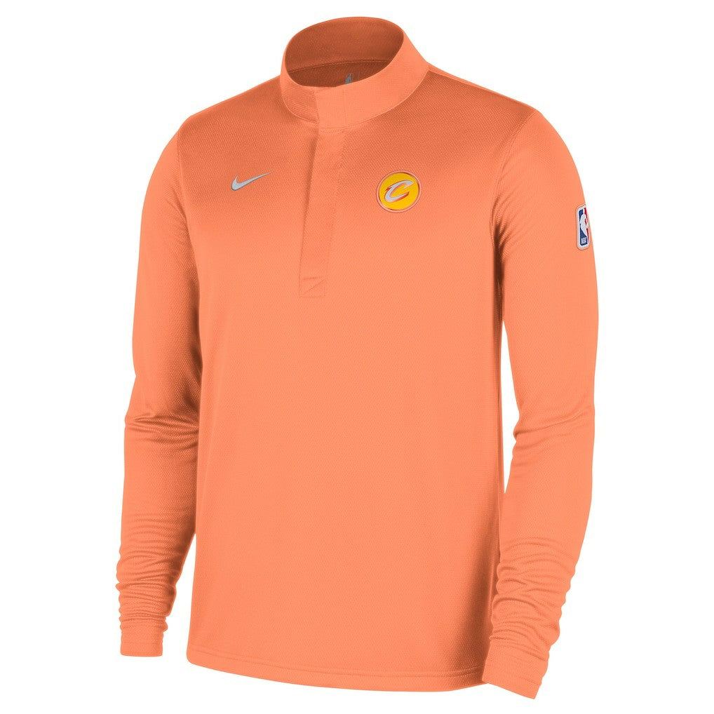 Cleveland Cavaliers 2025/26 City Edition Remix Authentic Coaches Dri-FIT Half-Zip Pullover sale - Orange | Nike cheap