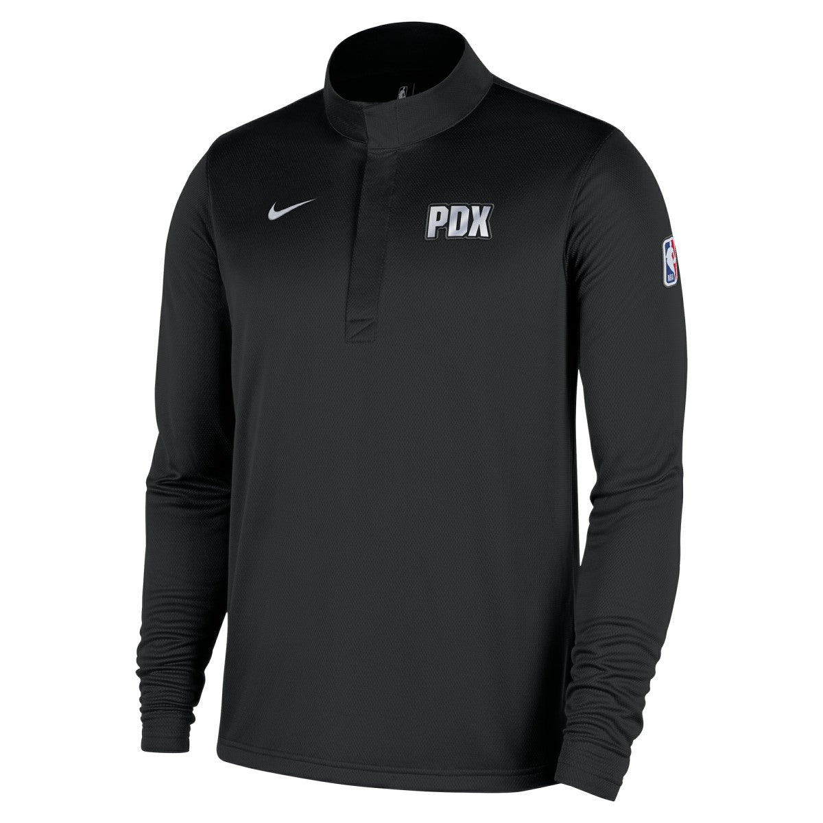 Portland Trail Blazers 2025/26 City Edition Remix Authentic Coaches Dri-FIT Half-Zip Top - Black | Nike shop