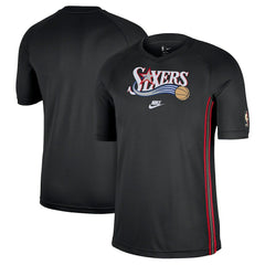 Philadelphia 76ers Classic Edition Hardwood Classics Authentic Game Shooting T-Shirt - Black | Nike discount