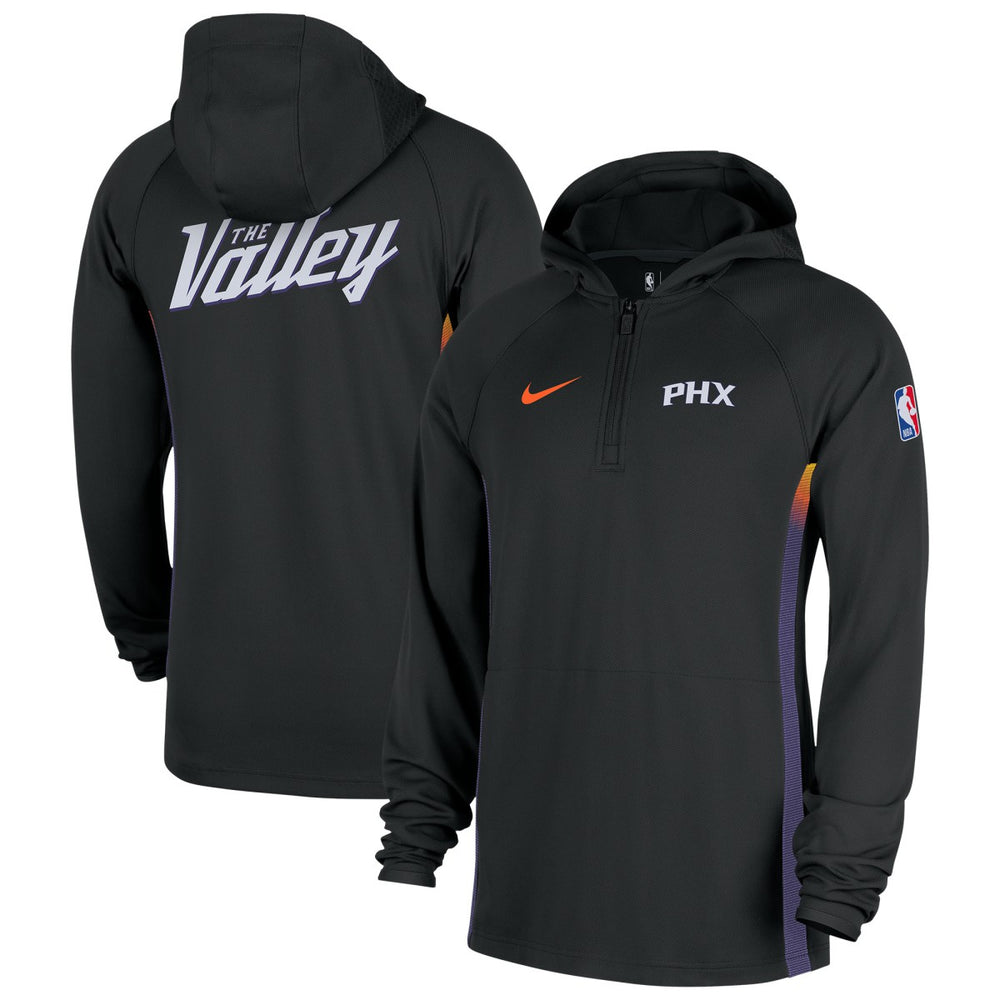 Phoenix Suns 2025/26 City Edition Remix Authentic On-Court Quarter-Zip Dri-FIT Hooded Jacket - Black | Nike sale