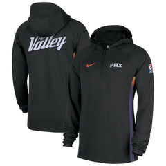 Phoenix Suns 2025/26 City Edition Remix Authentic On-Court Quarter-Zip Dri-FIT Hooded Jacket - Black | Nike sale