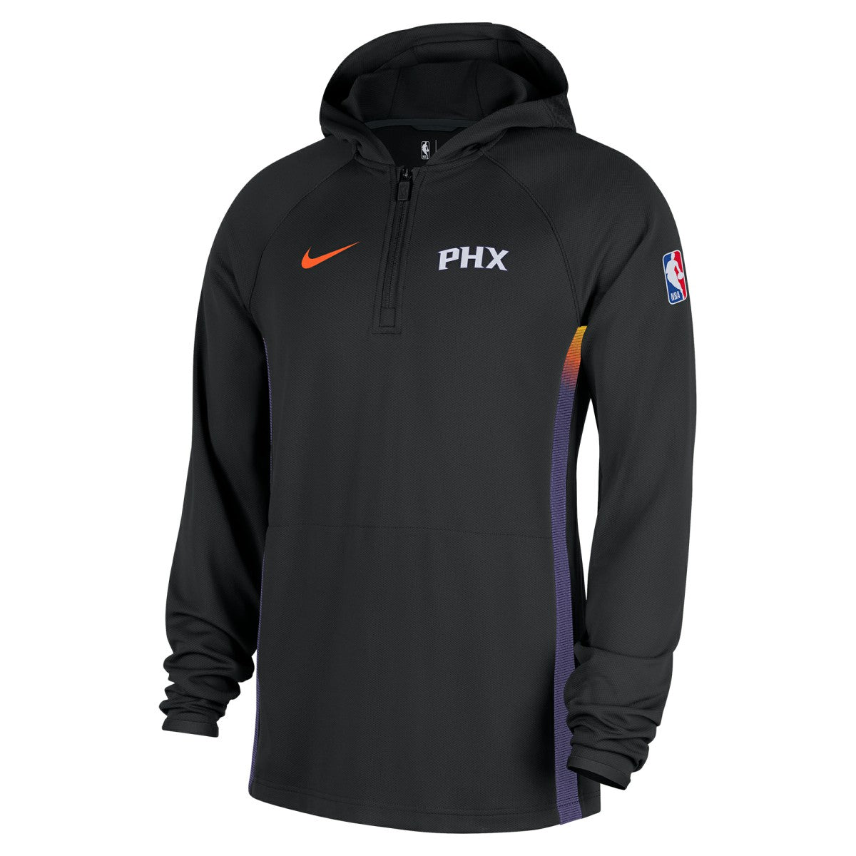 Phoenix Suns 2025/26 City Edition Remix Authentic On-Court Quarter-Zip Dri-FIT Hooded Jacket - Black | Nike sale