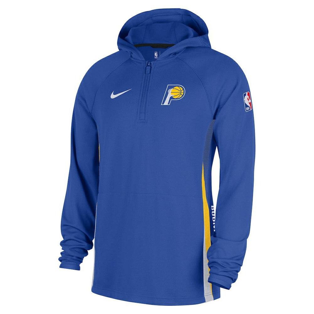 Indiana Pacers 2025/26 City Edition Remix Authentic On-Court Quarter-Zip Dri-FIT Hooded Jacket - Blue | Nike on sale