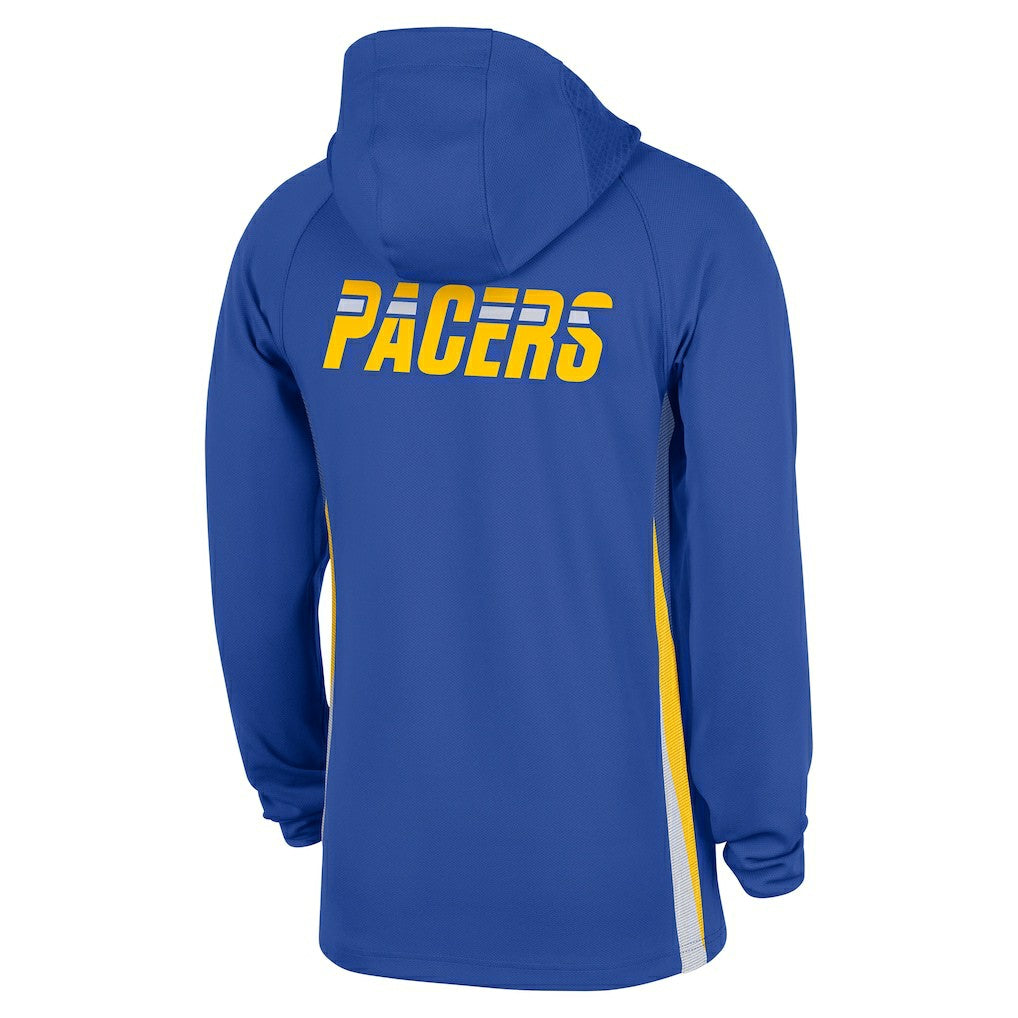 Indiana Pacers 2025/26 City Edition Remix Authentic On-Court Quarter-Zip Dri-FIT Hooded Jacket - Blue | Nike on sale