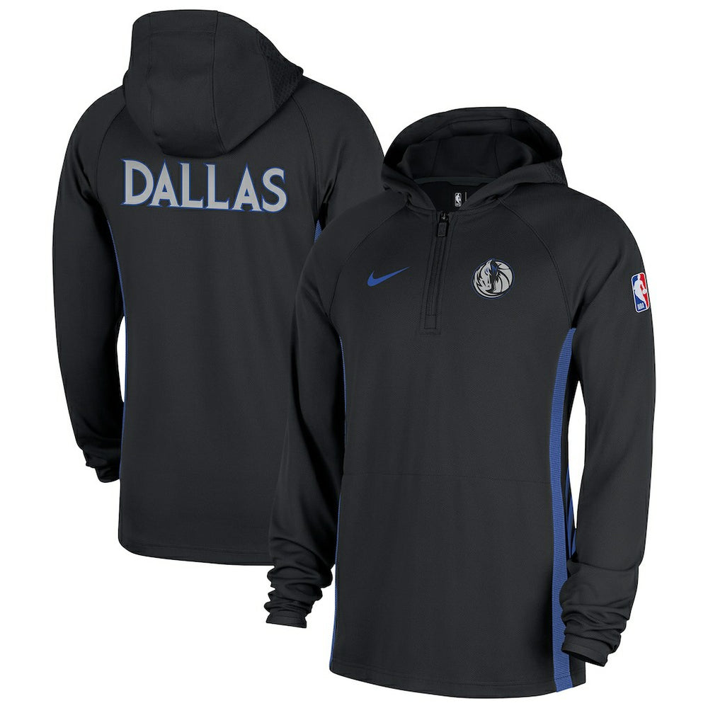 Dallas Mavericks 2025/26 City Edition Remix Authentic On-Court Quarter-Zip Dri-FIT Hooded Jacket sale - Black | Nike on sale