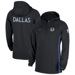 Dallas Mavericks 2025/26 City Edition Remix Authentic On-Court Quarter-Zip Dri-FIT Hooded Jacket sale - Black | Nike on sale