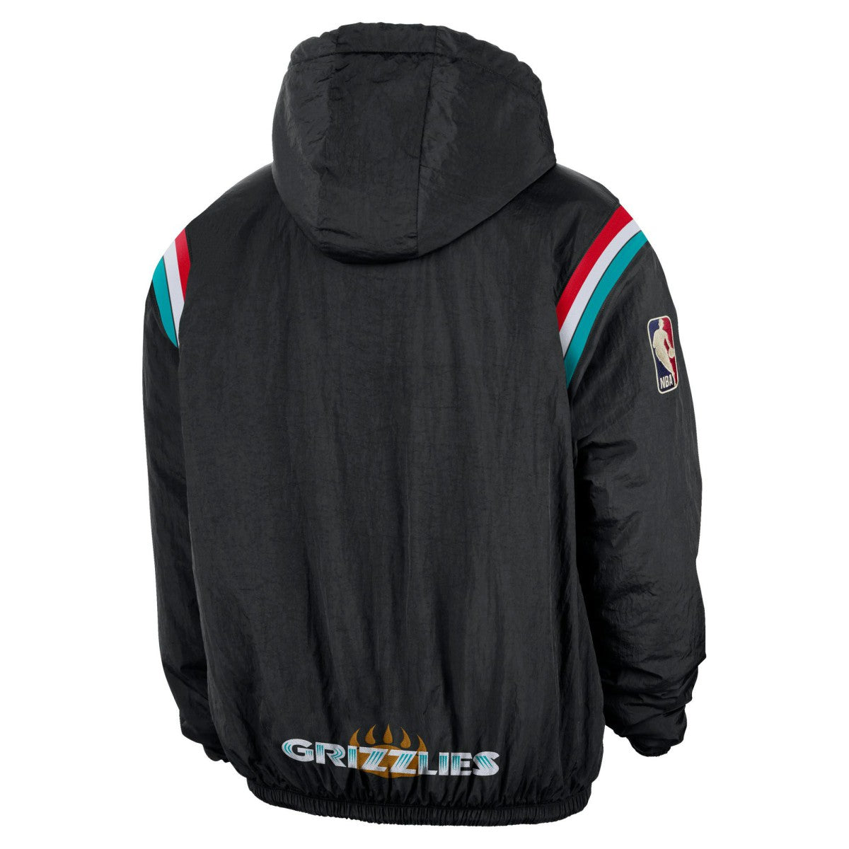 Memphis Grizzlies Hardwood Classics Therma-FIT Half-Zip Hooded Windbreaker - Black | Nike cheap