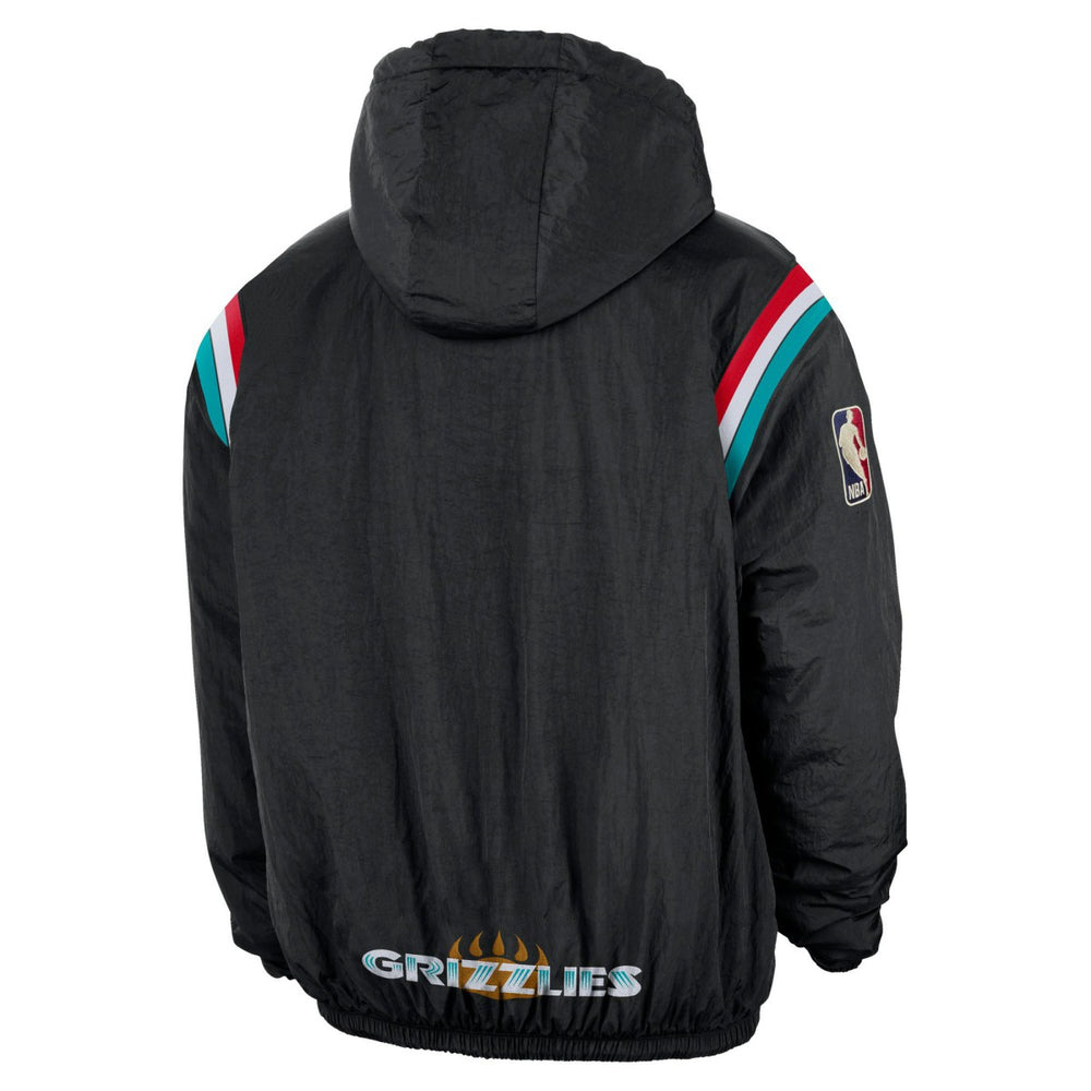 Memphis Grizzlies Hardwood Classics Therma-FIT Half-Zip Hooded Windbreaker - Black | Nike cheap
