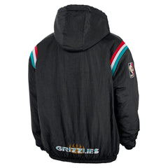 Memphis Grizzlies Hardwood Classics Therma-FIT Half-Zip Hooded Windbreaker - Black | Nike cheap