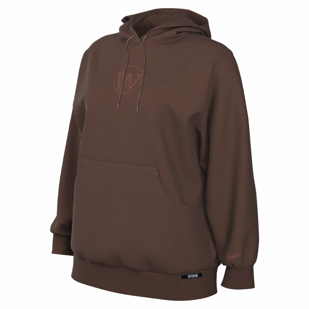 Golden State Warriors Women's 2025/26 City Edition Remix Premium Fleece Hoodie sale - Brown | Nike cheap