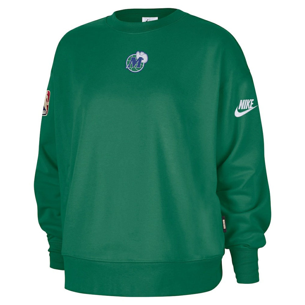 Dallas Mavericks Women's Classic Edition Hardwood Classics Premium Phoenix Fleece Sweatshirt sale - Green | Nike sale