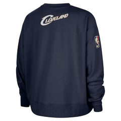 Cleveland Cavaliers Women's Classic Edition Hardwood Classics Premium Phoenix Fleece Sweatshirt sale - Navy | Nike for sale