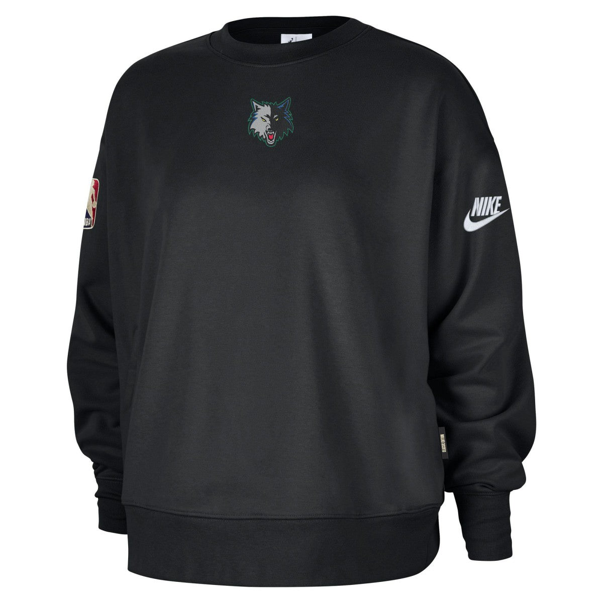 Minnesota Timberwolves Women's Classic Edition Hardwood Classics Premium Phoenix Fleece Sweatshirt - Black | Nike on sale