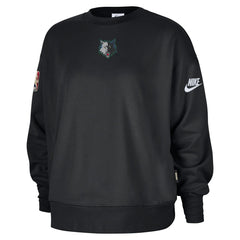 Minnesota Timberwolves Women's Classic Edition Hardwood Classics Premium Phoenix Fleece Sweatshirt - Black | Nike on sale