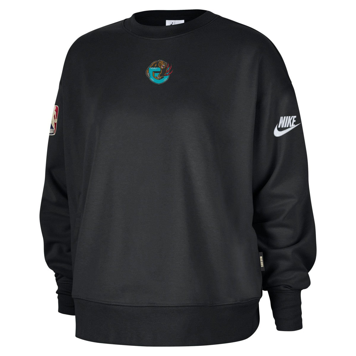 Memphis Grizzlies Women's Classic Edition Hardwood Classics Premium Phoenix Fleece Sweatshirt - Black | Nike cheap