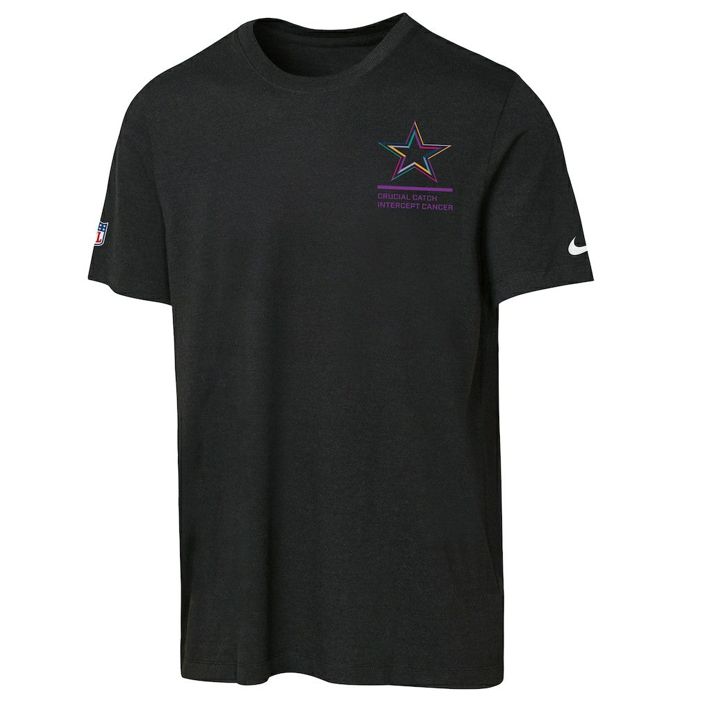 Dallas Cowboys Youth 2025 NFL Crucial Catch Tri-Blend Dri-FIT T-Shirt - Black | Nike discount