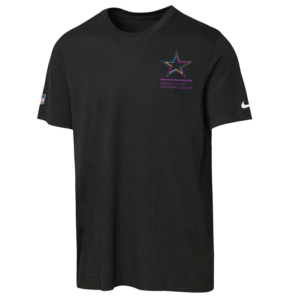 Dallas Cowboys Youth 2025 NFL Crucial Catch Tri-Blend Dri-FIT T-Shirt - Black | Nike discount
