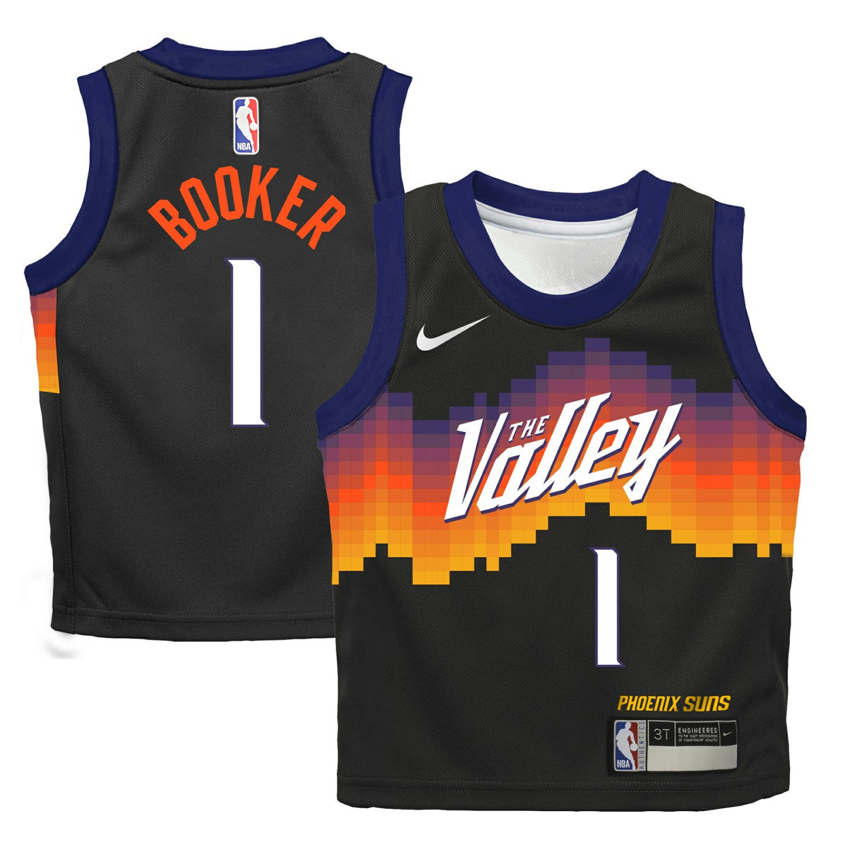 Devin Booker Phoenix Suns Preschool 2025/26 City Edition Swingman Jersey - Black | Nike online